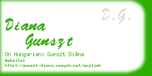 diana gunszt business card